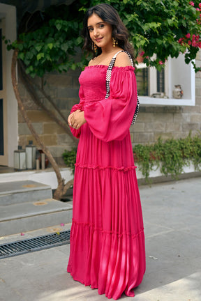 Ruby Bobbin Elastic Dress