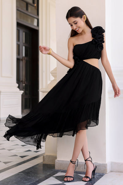 Rozy Bridgerton Black Dress