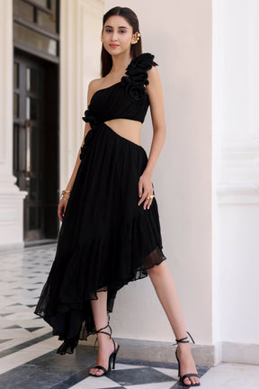 Rozy Bridgerton Black Dress