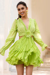 Rozy Lime Green dress