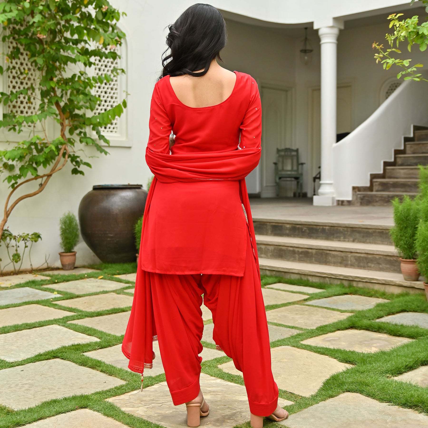 Delisa Women's Embroidered Patiyala Suit Ready India | Ubuy