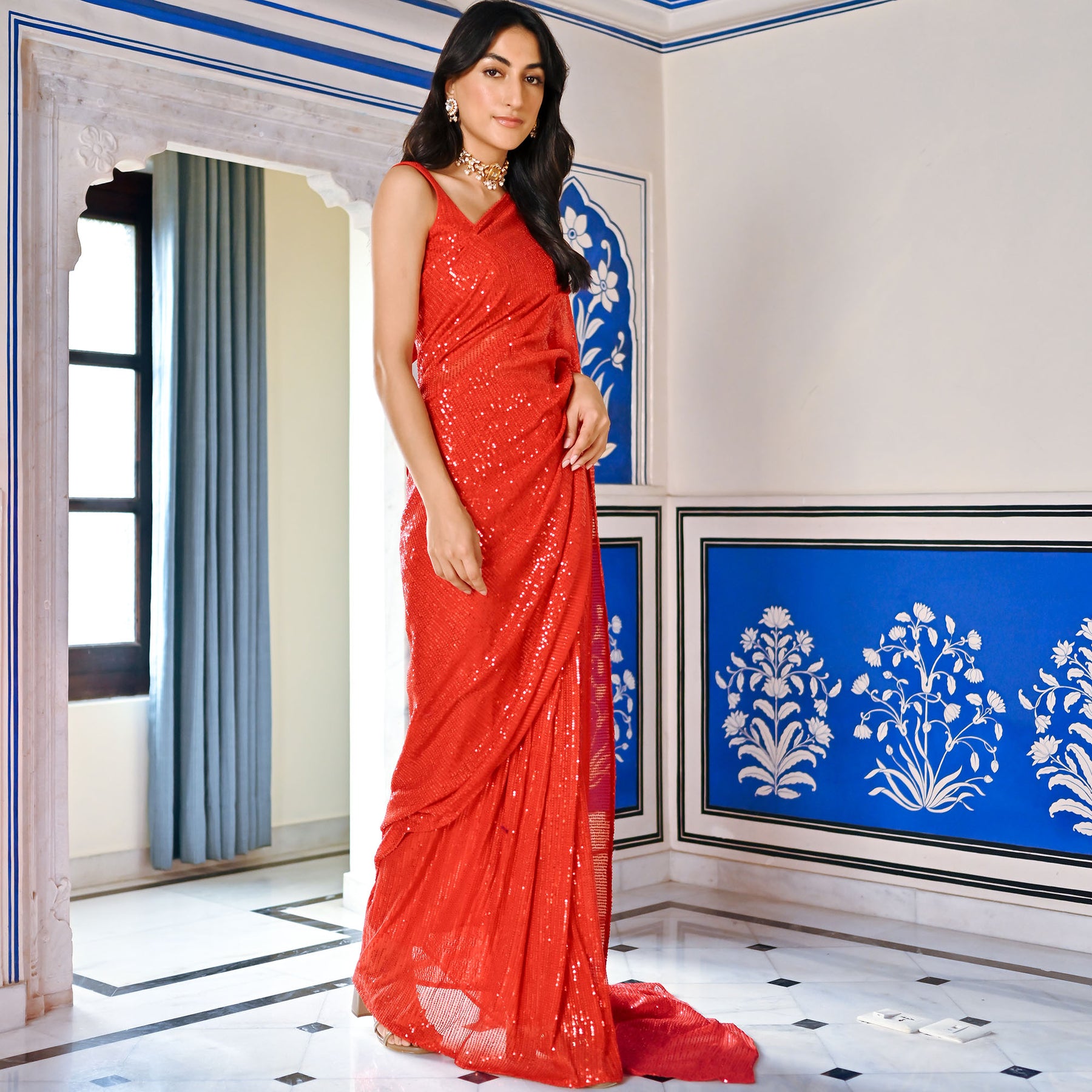 Red Saree - Buy Red Color Fashion Sarees Online | Myntra