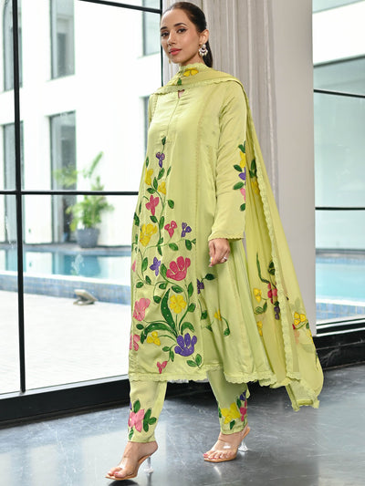 Kaarigiri Green Kurta Set