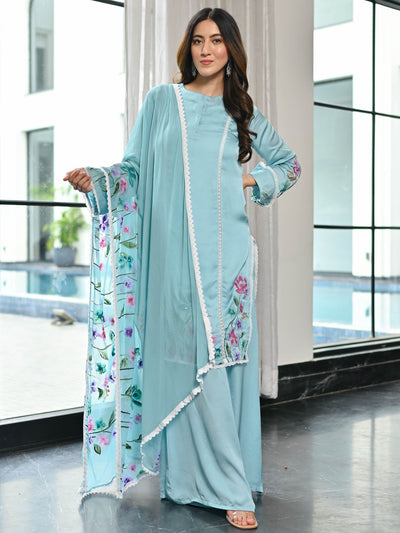 Kaarigiri Blue Kurta Set