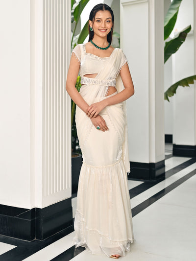 Nayra Ivory Saree
