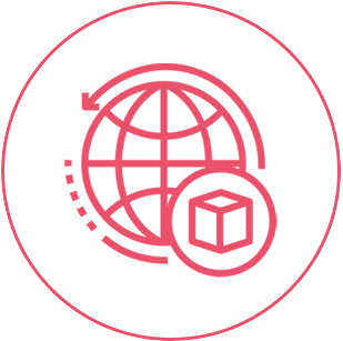 Worldwide<br> Delivery Icon