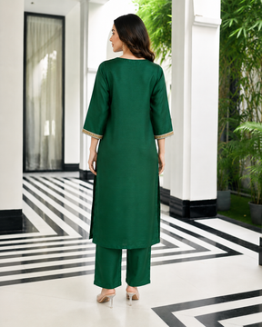 Green Kurta Set
