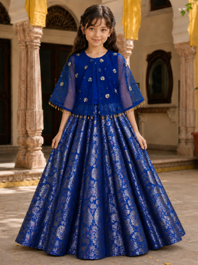 ROYAL BLUE LEHENGA SET