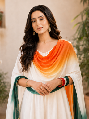 TIRANGA ANARKALI SET
