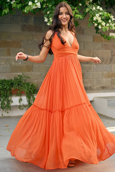 Esti Deep neck Dress