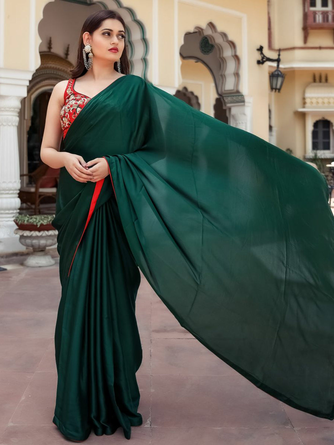 Green Silk Saree