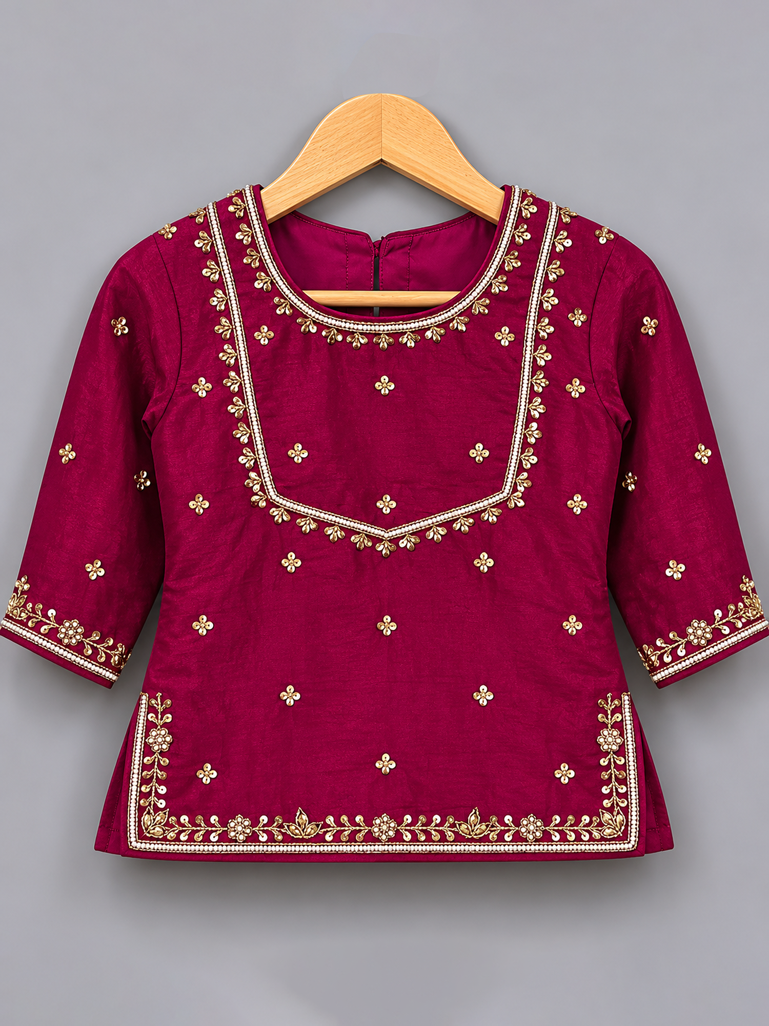 RICH MAGENTA LEHENGA SET