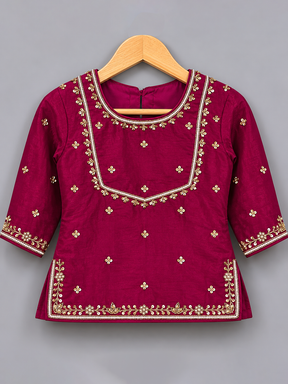 RICH MAGENTA LEHENGA SET
