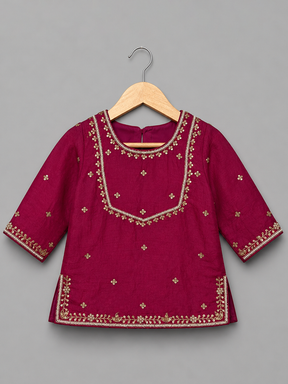 RICH MAGENTA LEHENGA SET