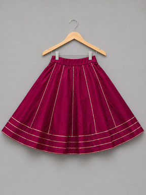 RICH MAGENTA LEHENGA SET