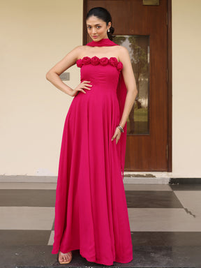 Romantic Rush Scarf Dress