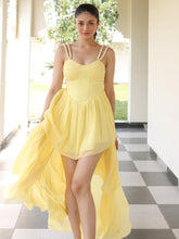ButterScotch Icecream Asymmetric Dress