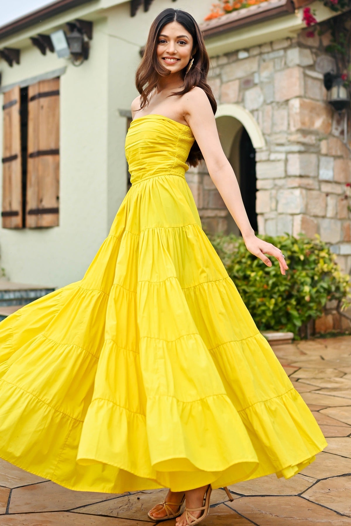 Vanna Poplin Tier Dress