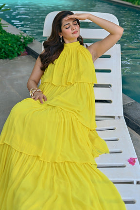 Lemonade Ruffle Dream Dress