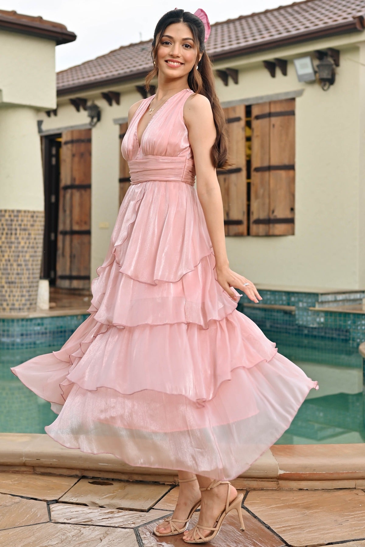 Unicorn Petal Layered Dress