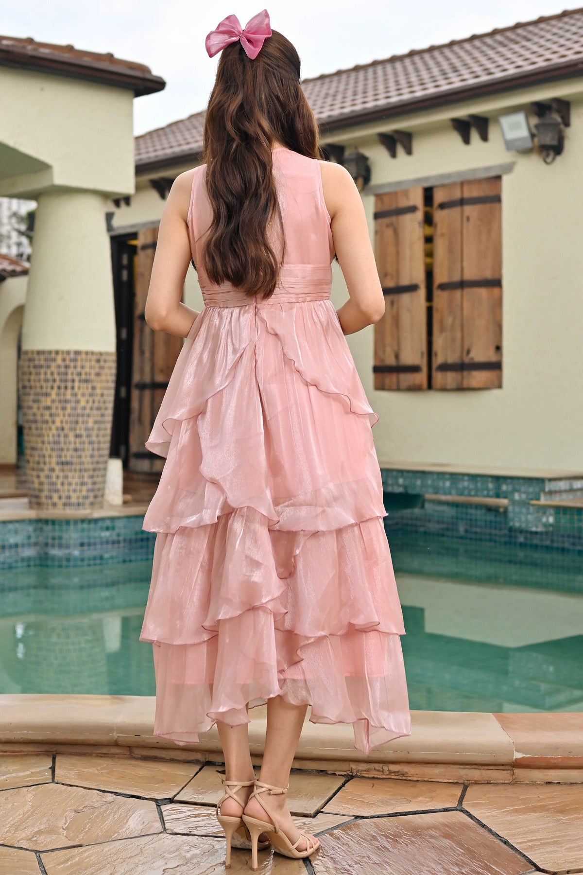 Unicorn Petal Layered Dress