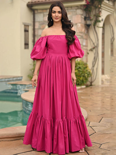 Lovebug Pink Tier Dress