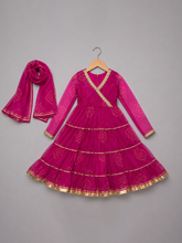 Pink Bhandhej Anarkali