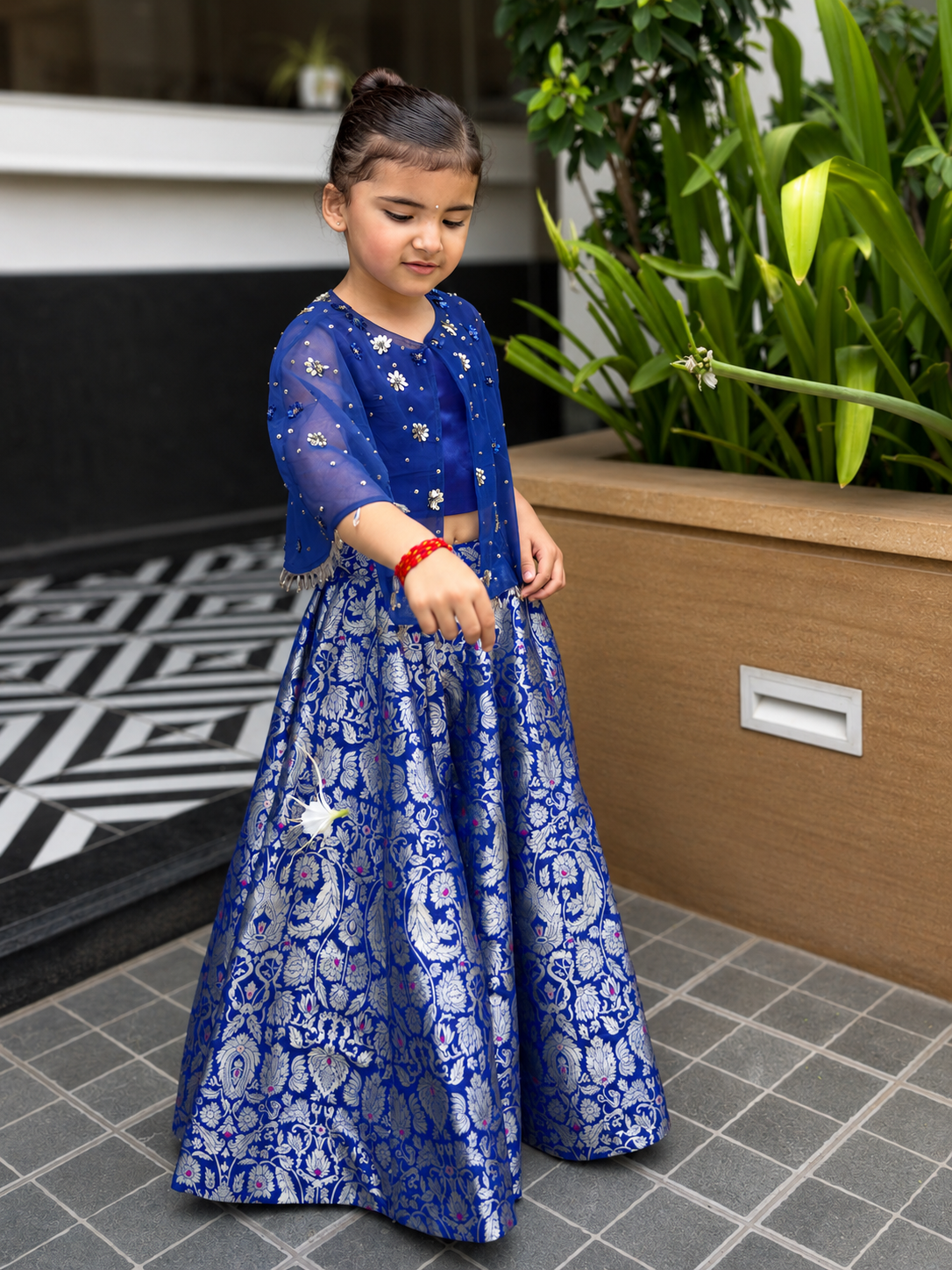 ROYAL BLUE LEHENGA SET