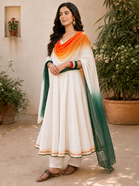 TIRANGA ANARKALI SET