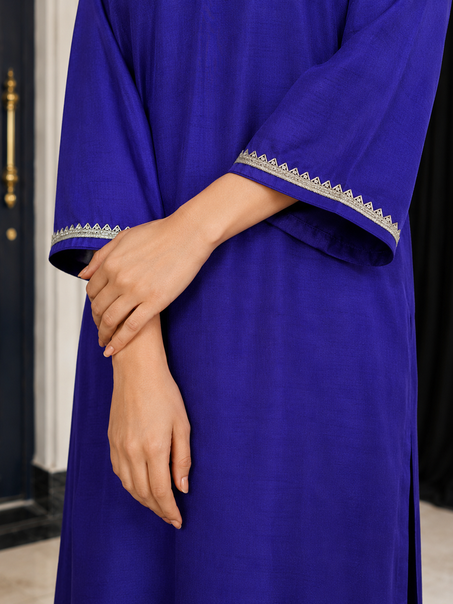 PURPLE KURTA SET
