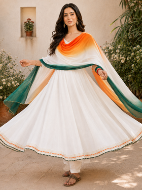 TIRANGA ANARKALI SET