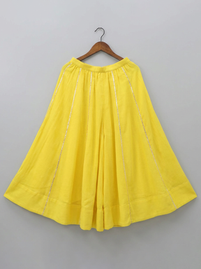 Yellow Gharara Set