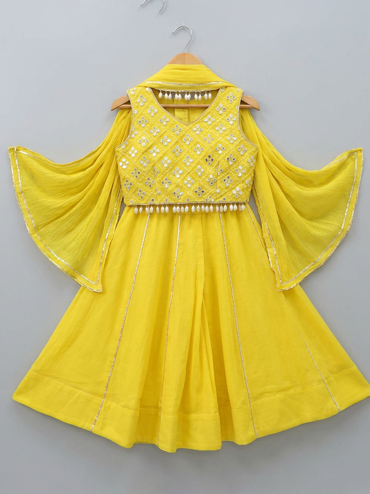 Yellow Gharara Set