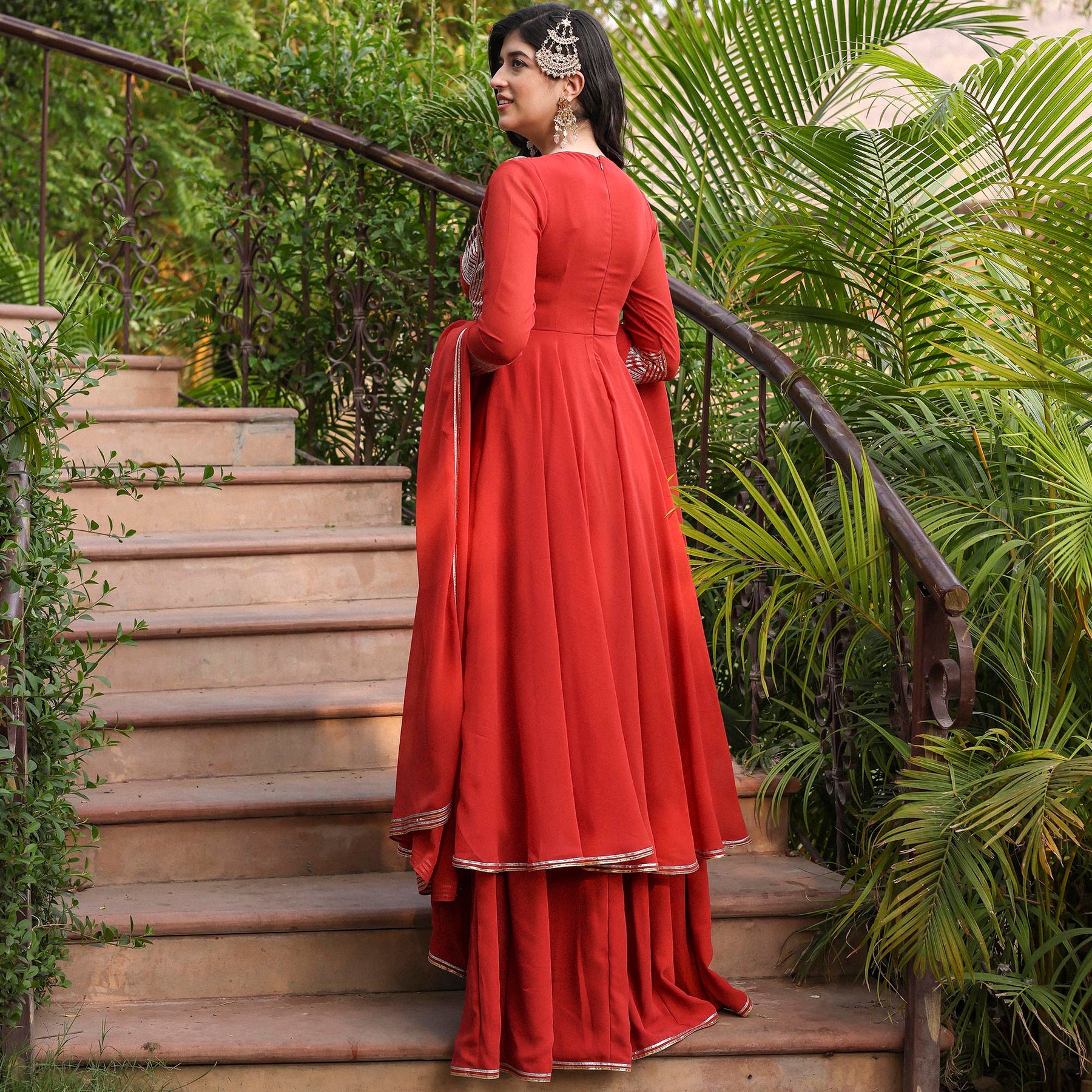 Buy This Heavy Designer Anarkali Suit in Red Color Online - SALA2364 |  Appelle Fashion