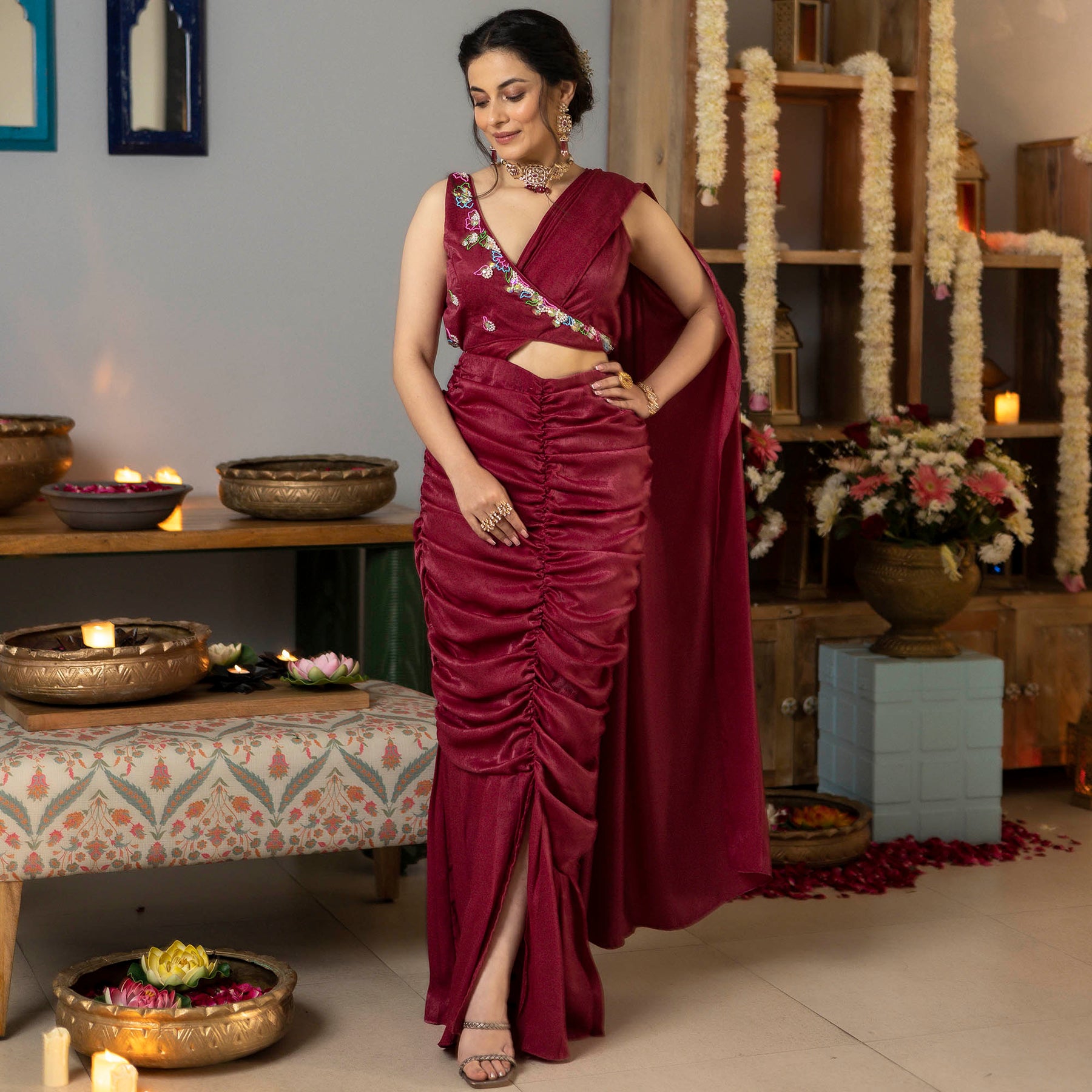 10 red saris for Karva Chauth if you're looking foir unique ideas